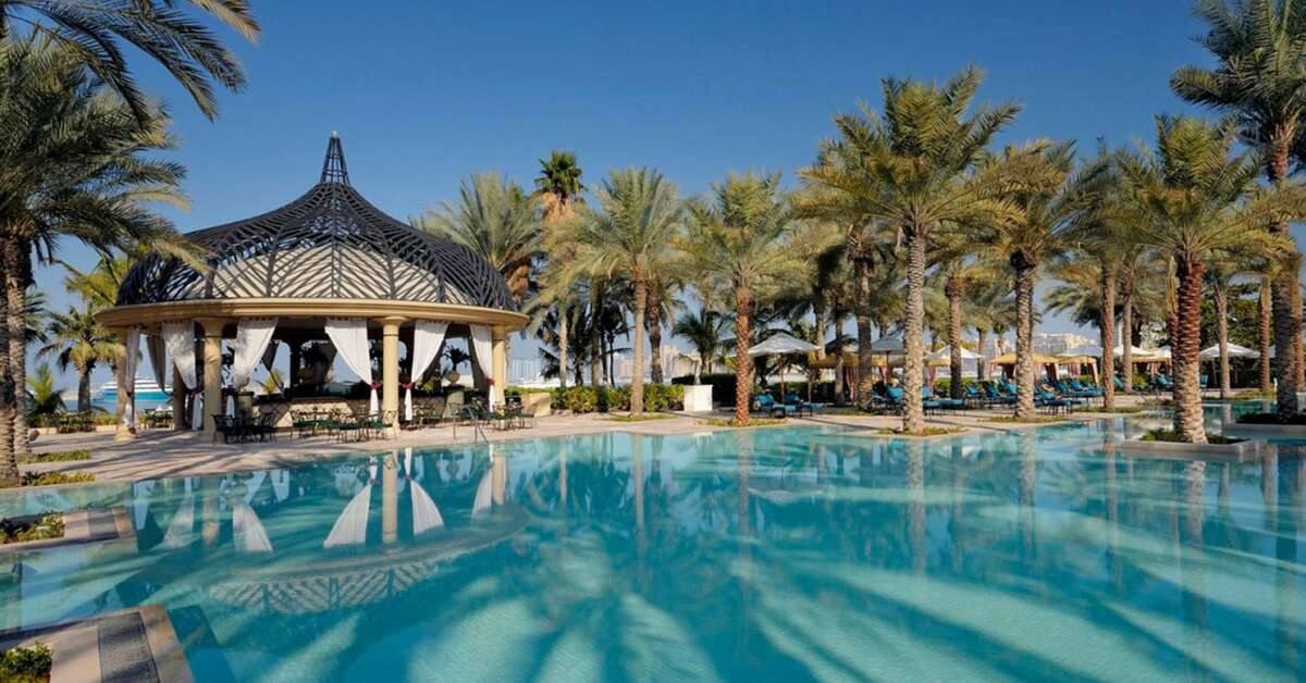 Een foto van het zwembad bij One And Only Royal Mirage Resort