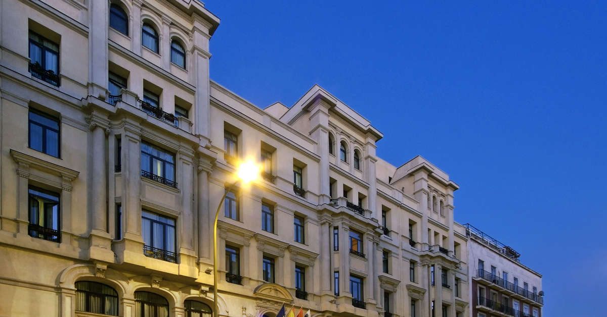 Ein Foto von der Außenansicht des Casa de las Artes Melia Collection