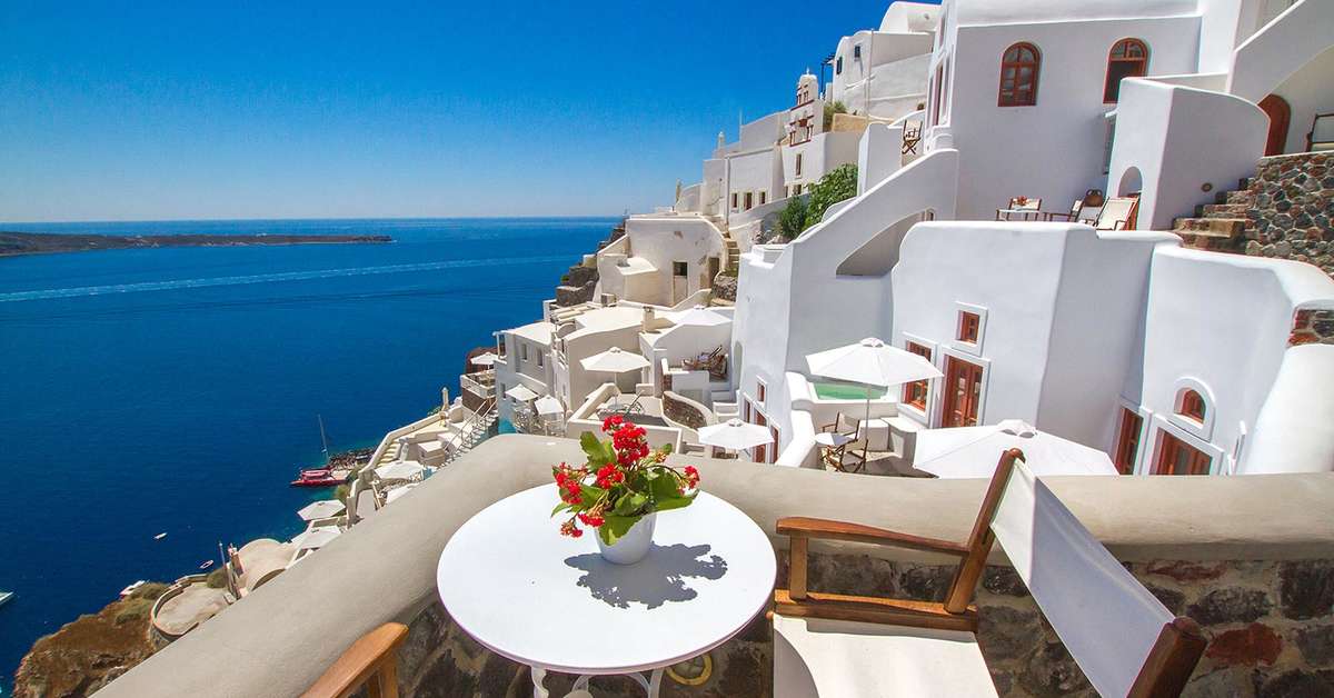 Een foto van de faciliteiten bij Oia Mare Villas