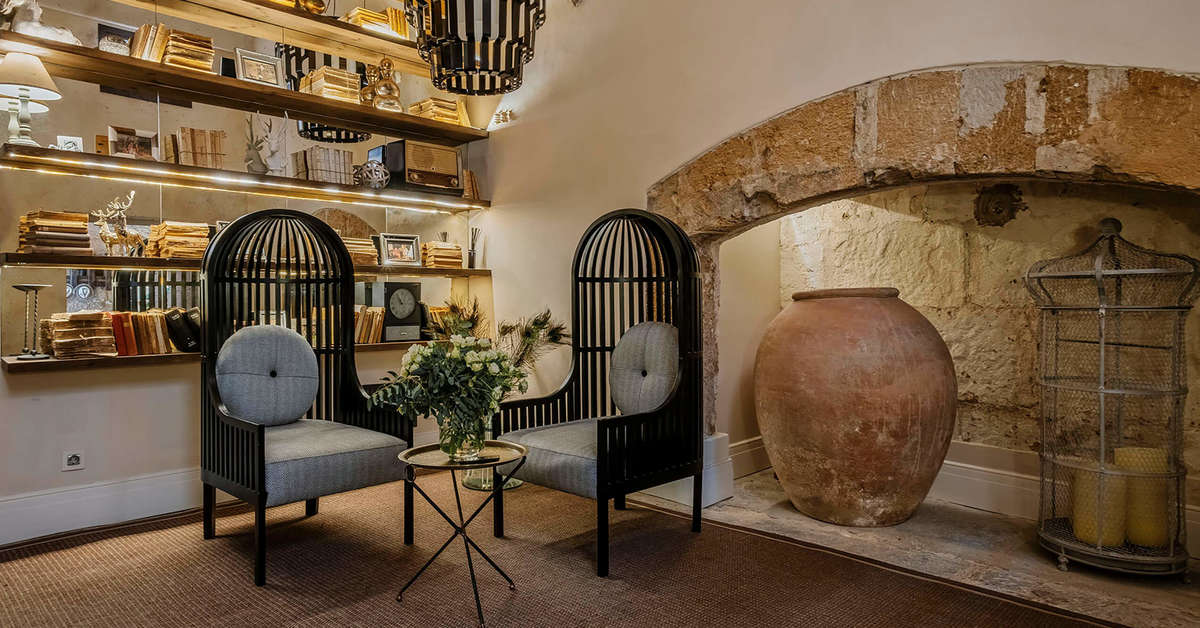 Een foto van het interieur van Posada Terra Santa