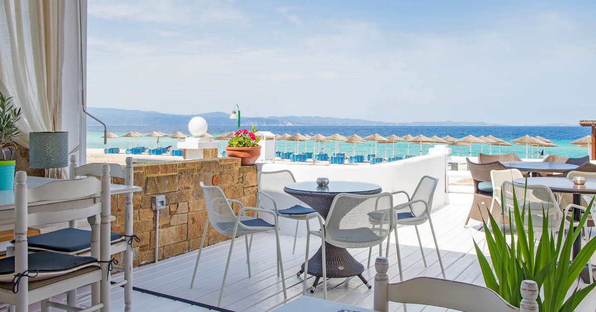 Een foto van de faciliteiten bij Antigoni Beach Resort