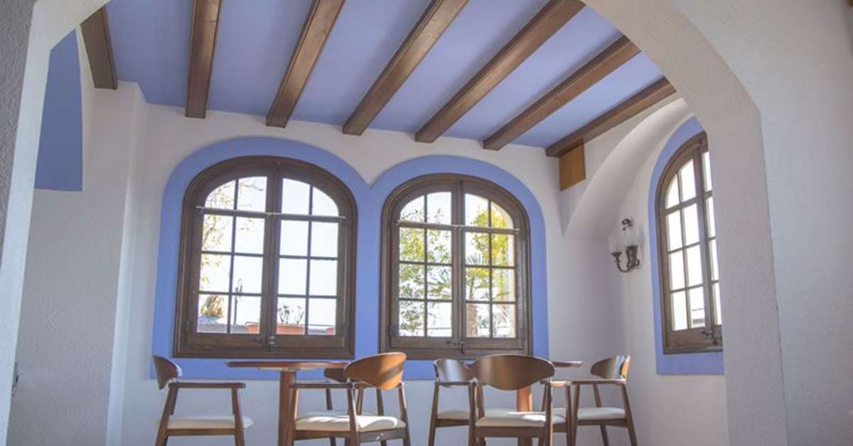 Een foto van het interieur van Hotel Lloret Santa Rosa