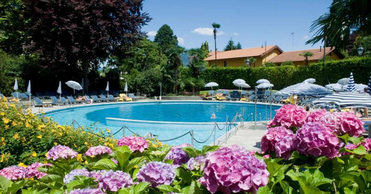 Een foto van de faciliteiten bij Hotel Milan Speranza au Lac