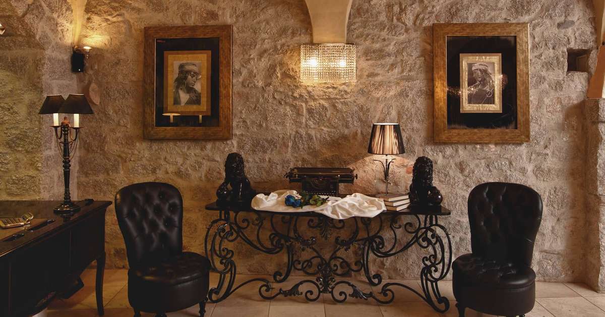 Een foto van het interieur van La Locanda del Conte Mameli