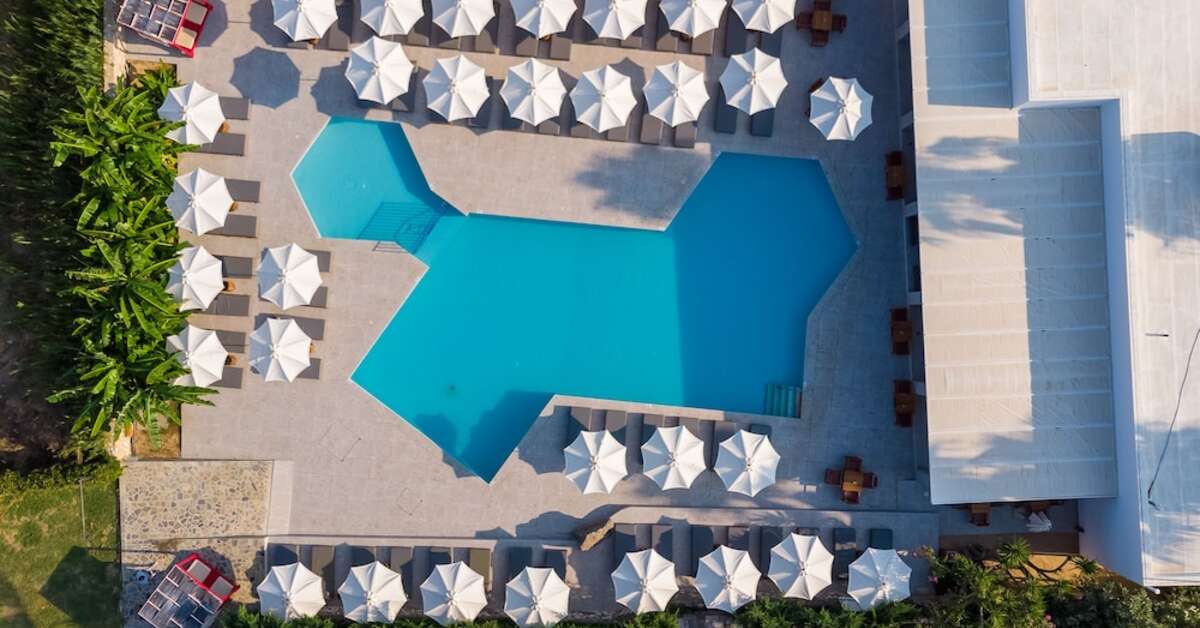 Ein Foto vom Pool im Diamond Boutique Hotel