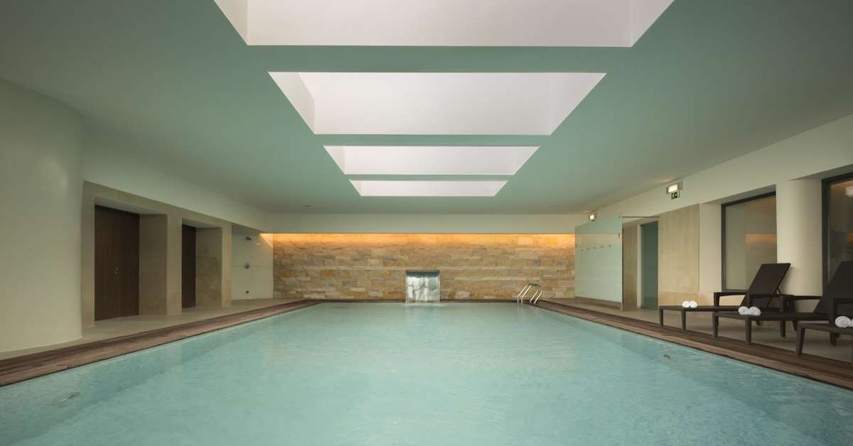 Een foto van het zwembad bij Dom Goncalo Fatima Hotel & Spa