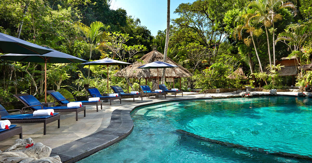 Een foto van het zwembad bij Hotel Tjampuhan & Spa
