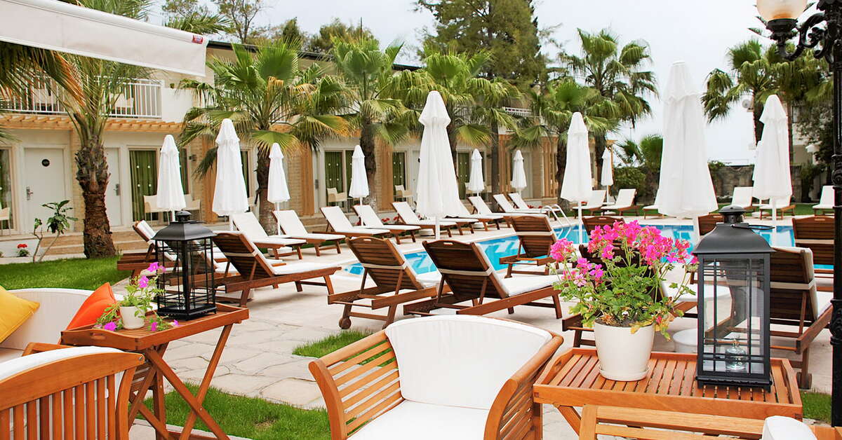 Een foto van het zwembad bij Sunprime Dogan Side Beach