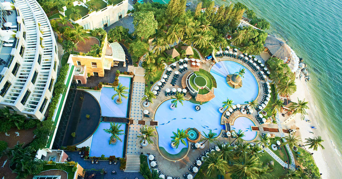 Een foto van het zwembad bij Hilton Hua Hin Resort & Spa