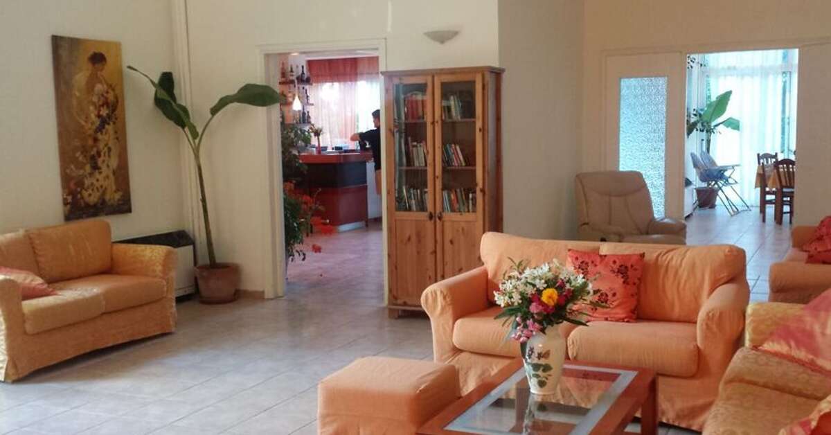 Een foto van het interieur van Ipsos Beach Hotel