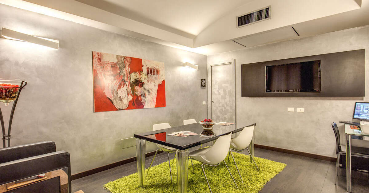 Een foto van het interieur van Hotel Rinascimento