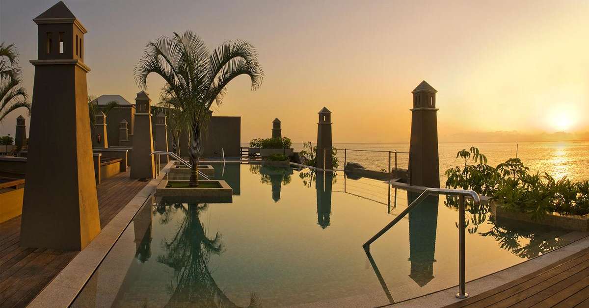 Een foto van het zwembad bij Hotel Playa Calera