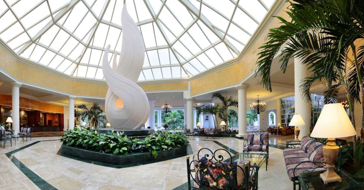 Een foto van het interieur van Grand Bahia Principe Jamaica