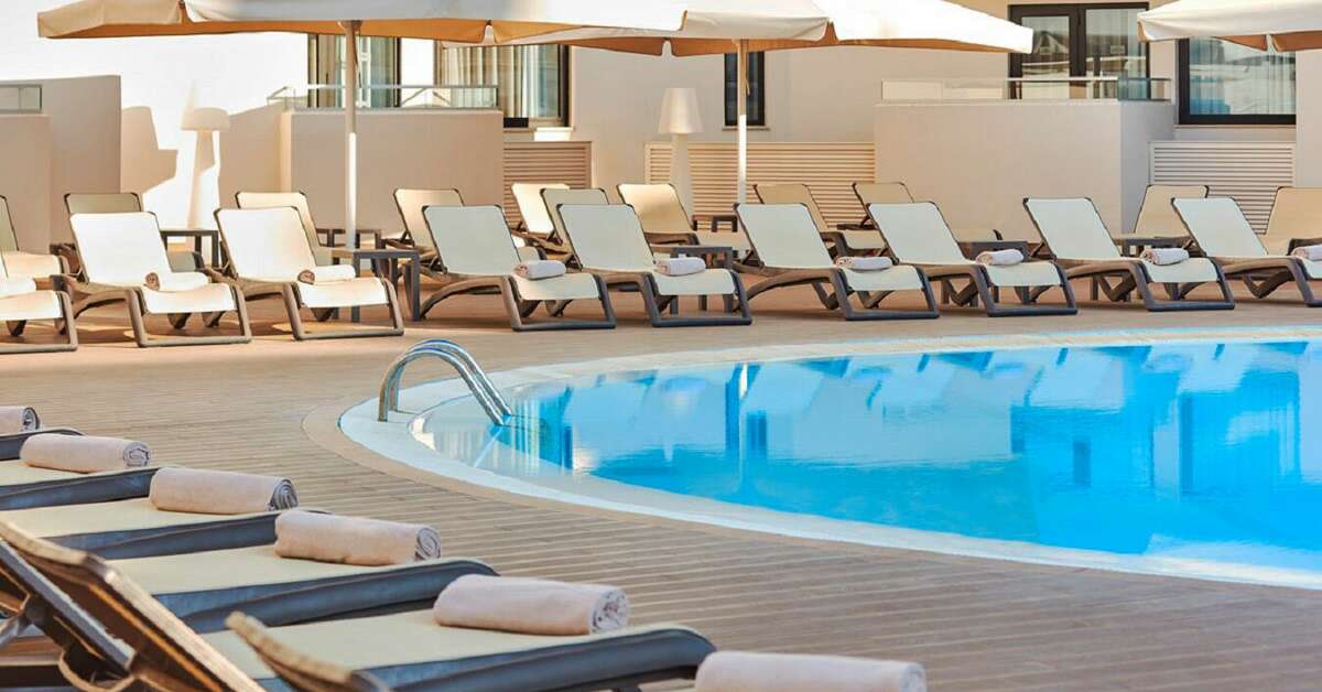 Een foto van een overzicht van Santa Eulalia Hotel & Spa