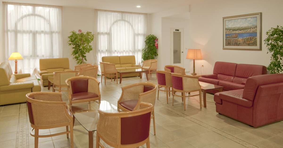 Een foto van het interieur van Alexandra Beach Aparthotel