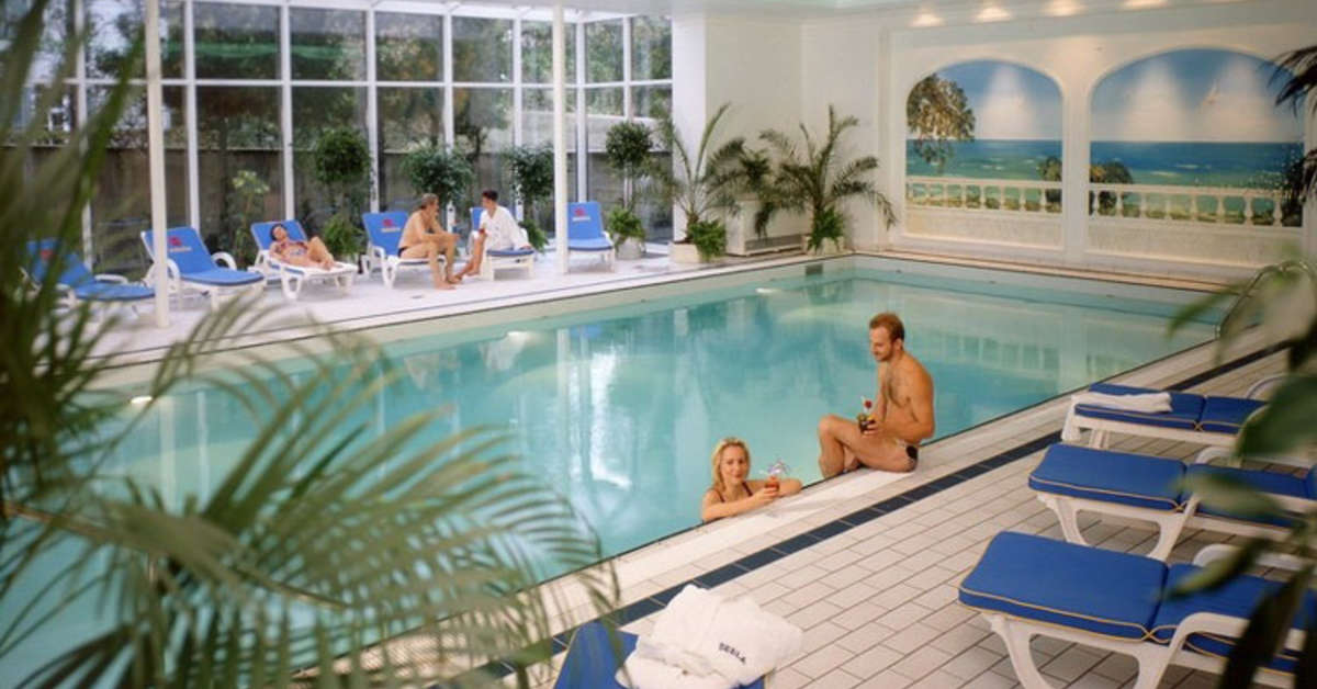 Een foto van het zwembad bij Harz Hotel & Spa Seela