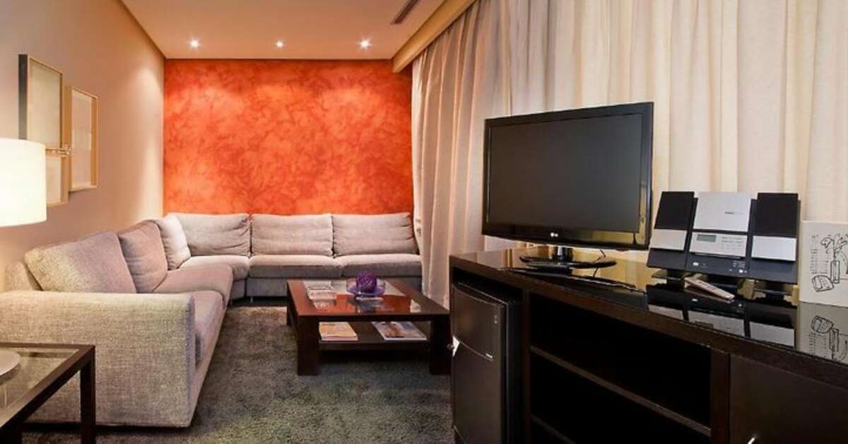 Een foto van het interieur van Silken Puerta Valencia