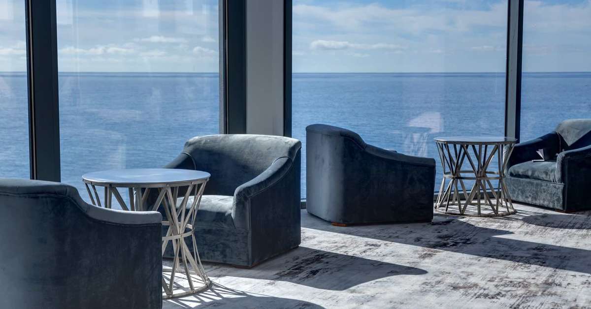 Een foto van het interieur van Hotel Baia Azul