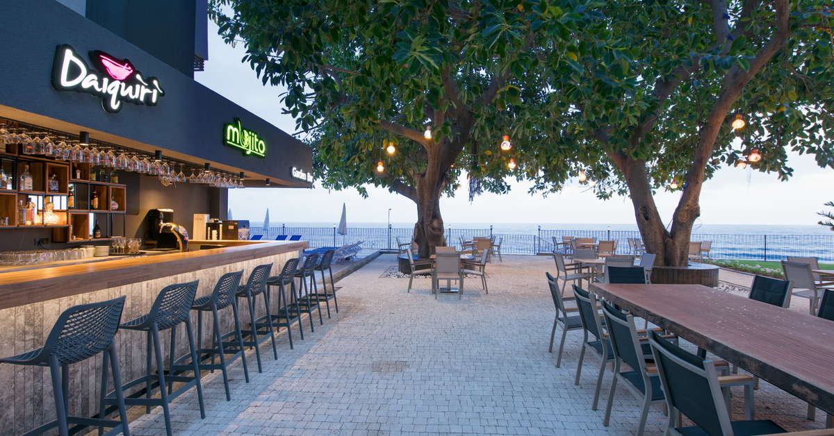 Ein Foto von den Einrichtungen im Floria Beach Hotel