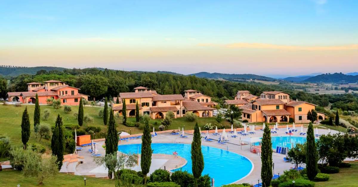 Een foto van het zwembad bij Pian Dei Mucini Resort