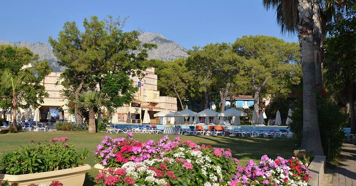 Een foto van het terras bij Kemer Holiday Club
