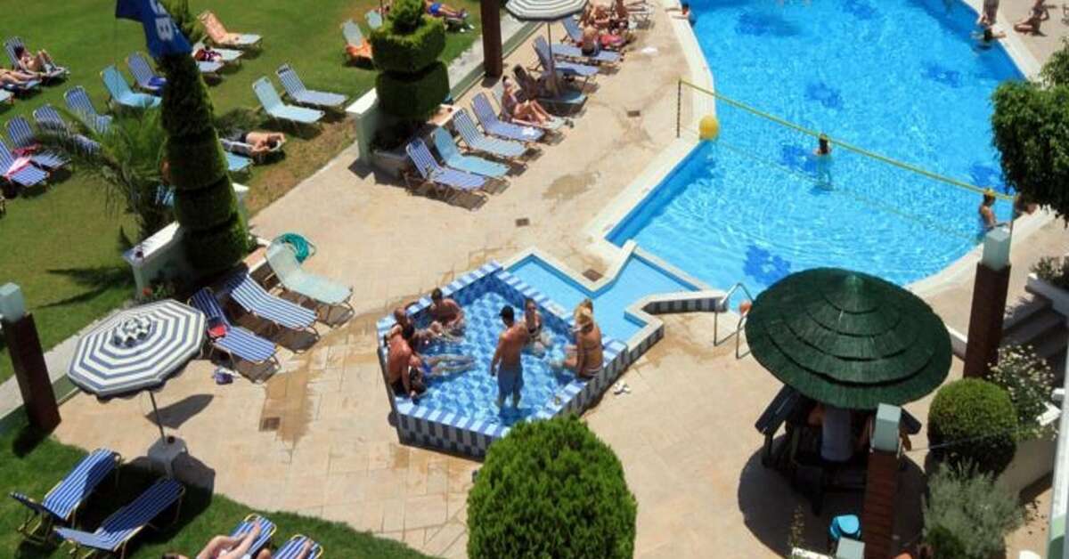 Een foto van een overzicht van Stamos Hotel Faliraki