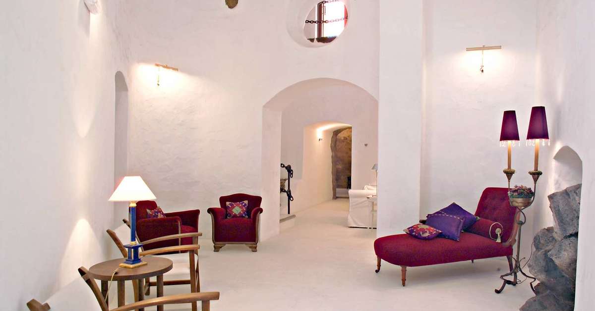 Een foto van het interieur van La Casona de Yaiza