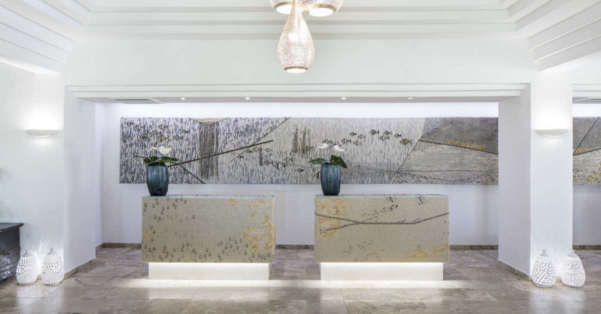 Een foto van het interieur van Falkensteiner Resort Capo Boi