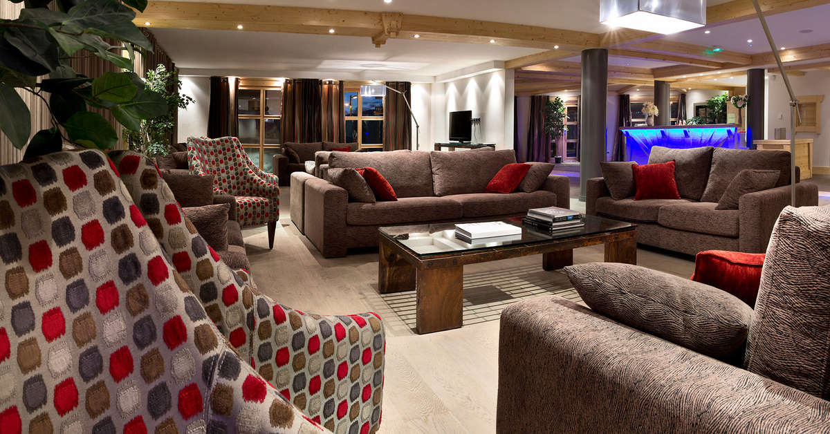 Een foto van het interieur van Residence Le Cristal de l'Alpe
