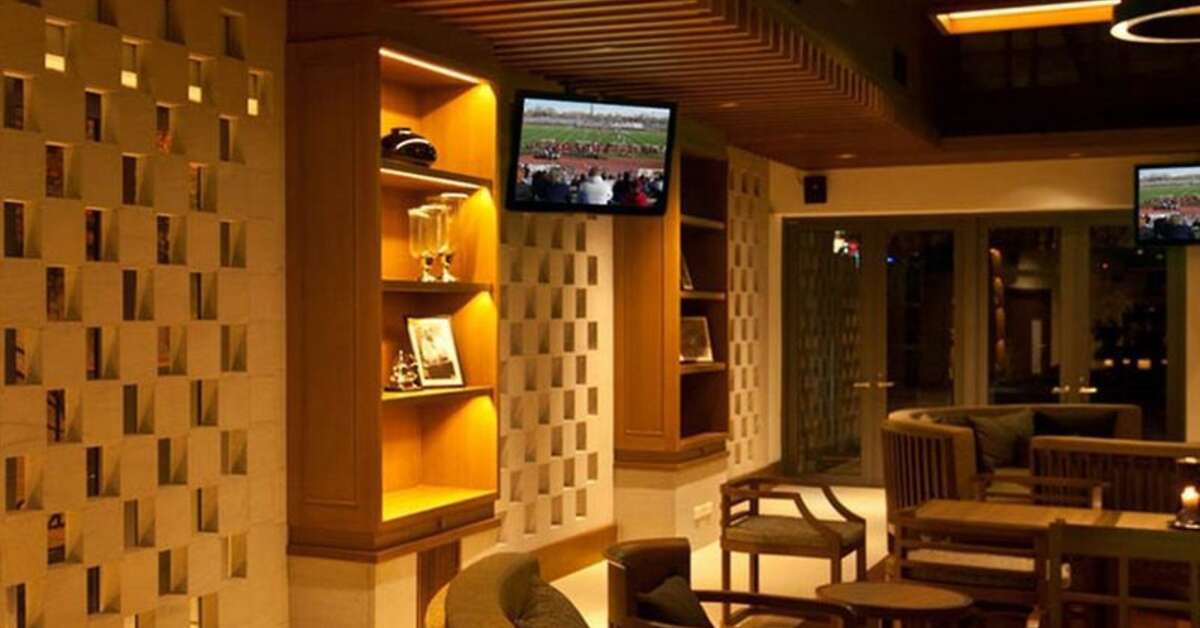 Een foto van het interieur van Woodlands Hotel & Resort