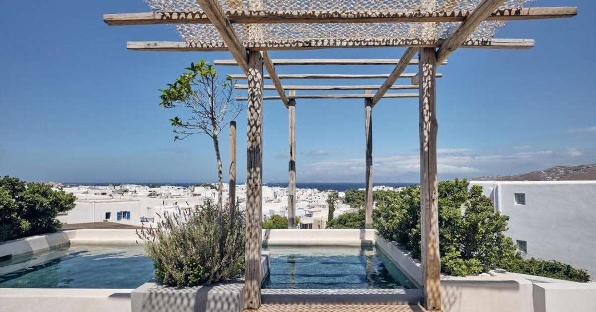 Een foto van de faciliteiten bij Belvedere Hotel Mykonos