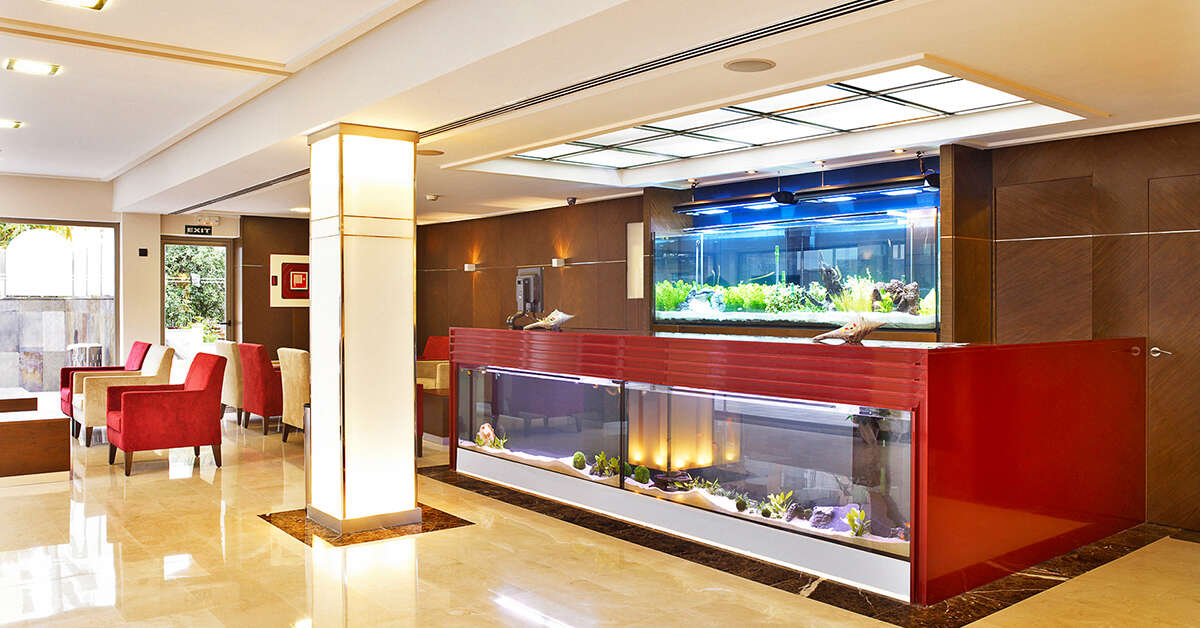 Een foto van het interieur van Hotel Mediterranean Bay