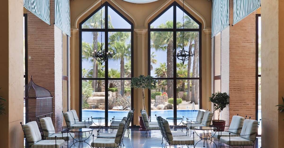 Een foto van het interieur van Playacanela Hotel