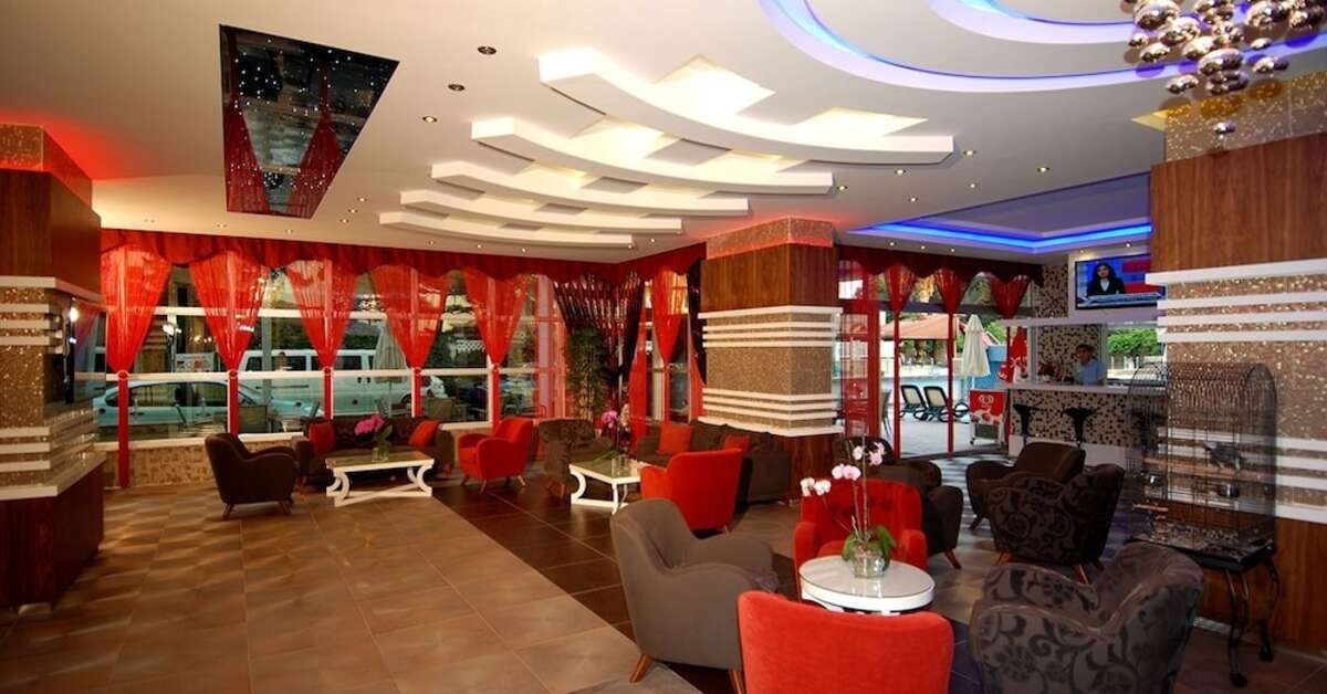 Een foto van het interieur van Time Beach Hotel