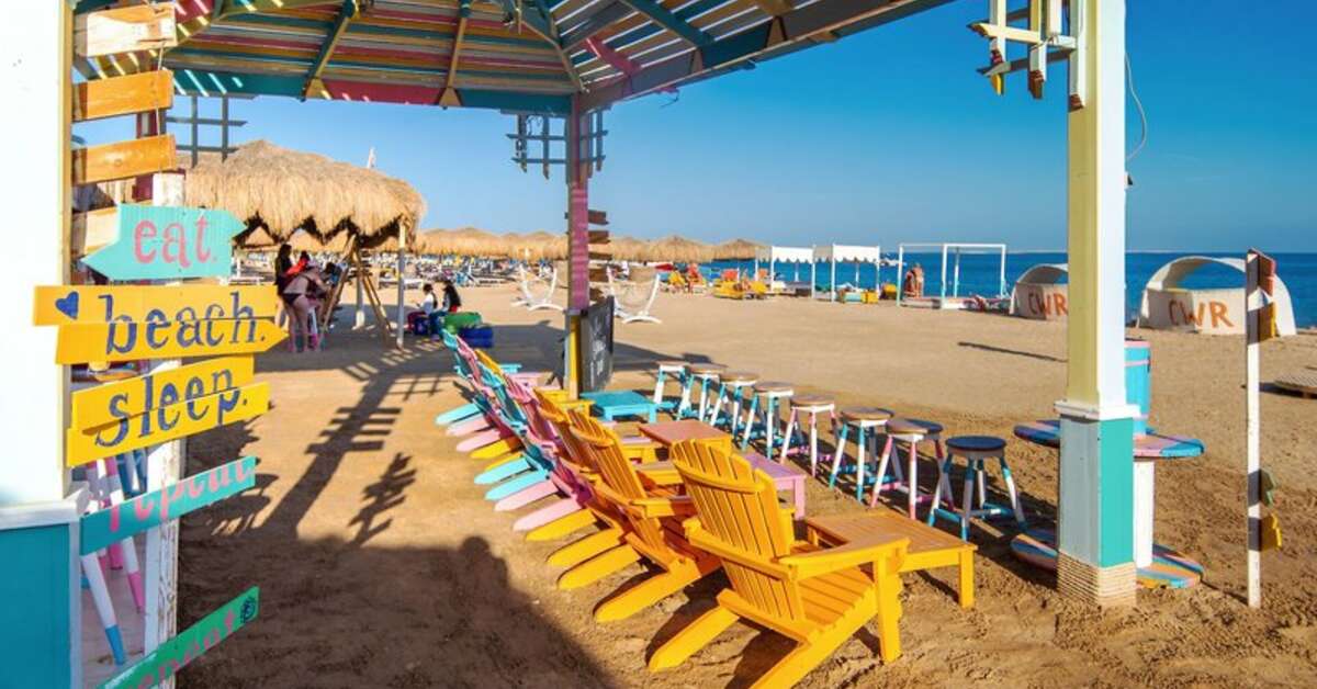 Ein Foto vom Strand beim Caribbean World Soma Bay