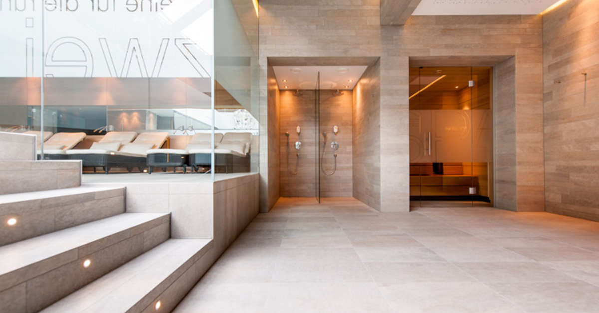 Een foto van het interieur van Hotel Tyrolerhof