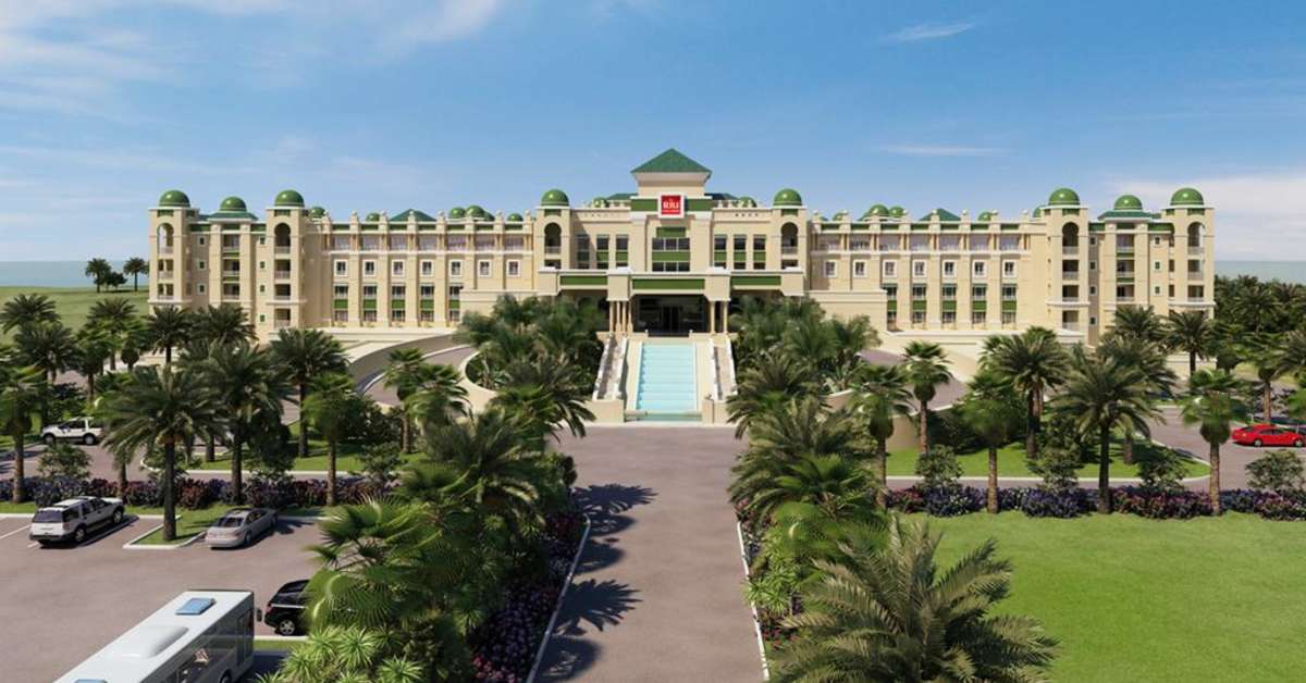 Een foto van de buitenkant van Barcelo Concorde Green Park Palace
