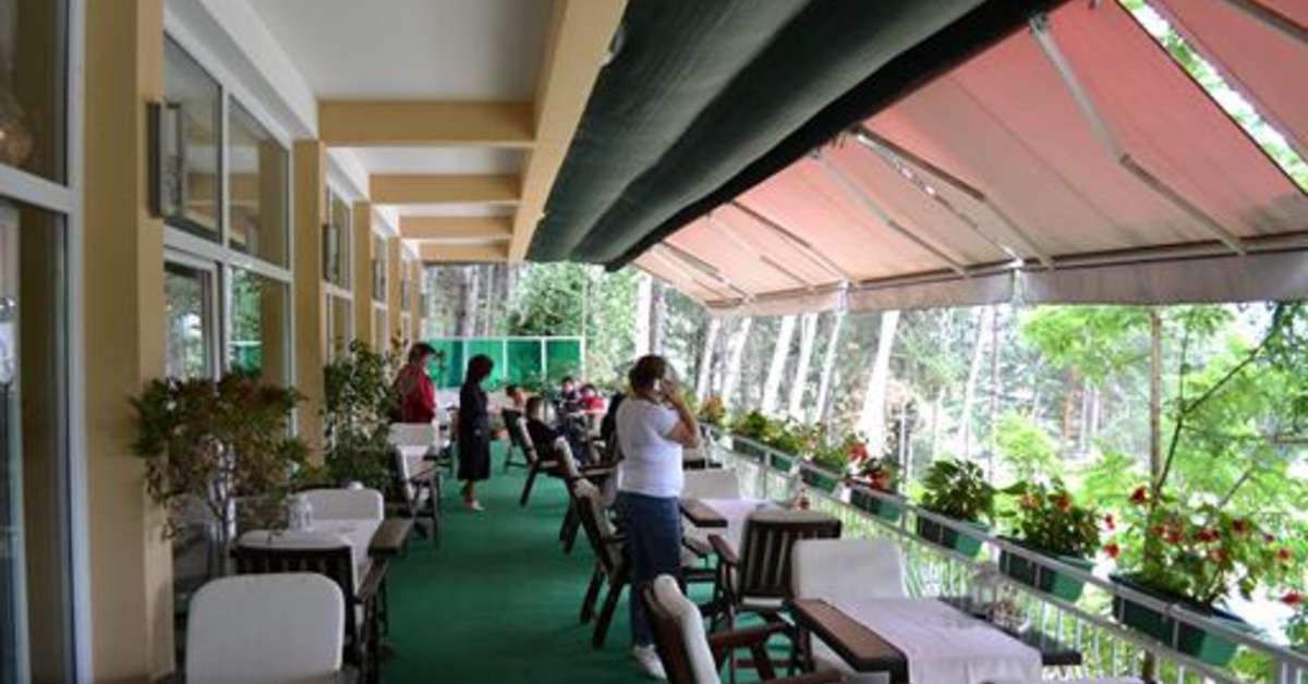 Een foto van de faciliteiten bij Belvedere Hotel Ohrid