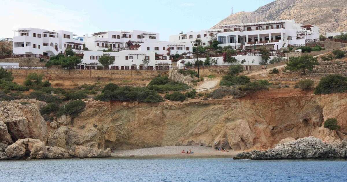 Een foto van de buitenkant van Aegean Village