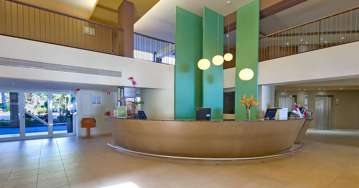 Een foto van het interieur van The Views Oasis
