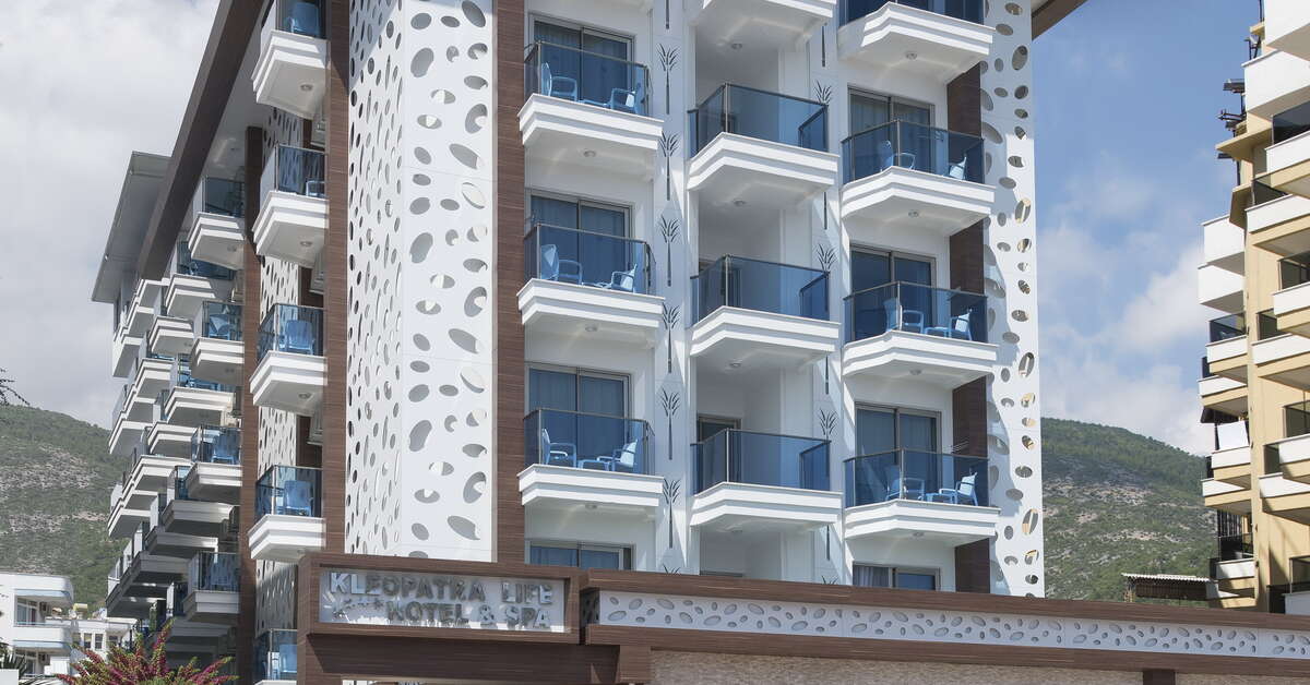 Een foto van de buitenkant van Kleopatra Life Hotel & Spa