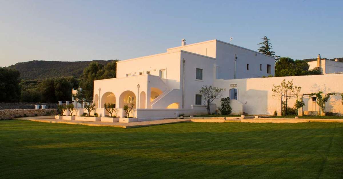 Een foto van de buitenkant van Masseria Corte degli Asini