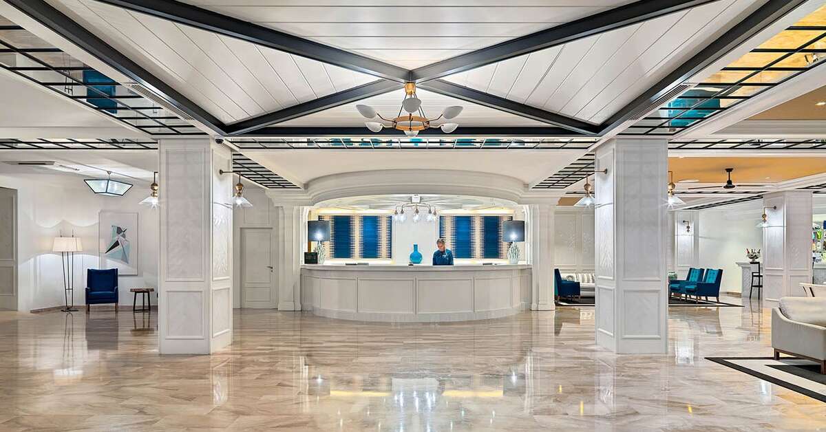 Een foto van het interieur van H10 Delfin