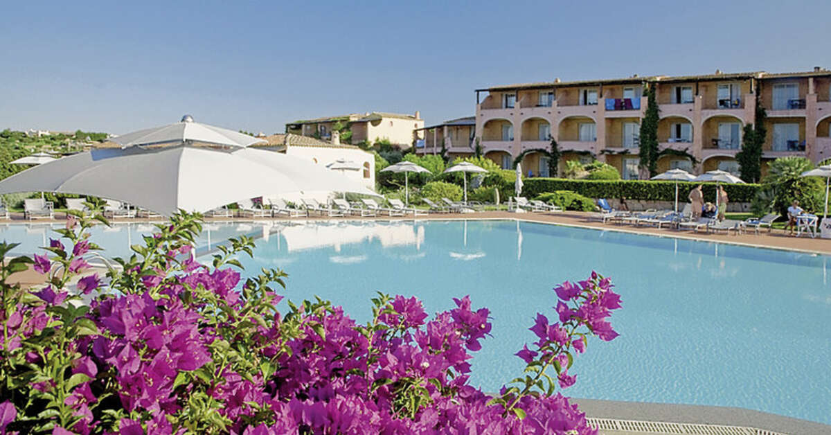 Een foto van het zwembad bij Grand Hotel in Porto Cervo