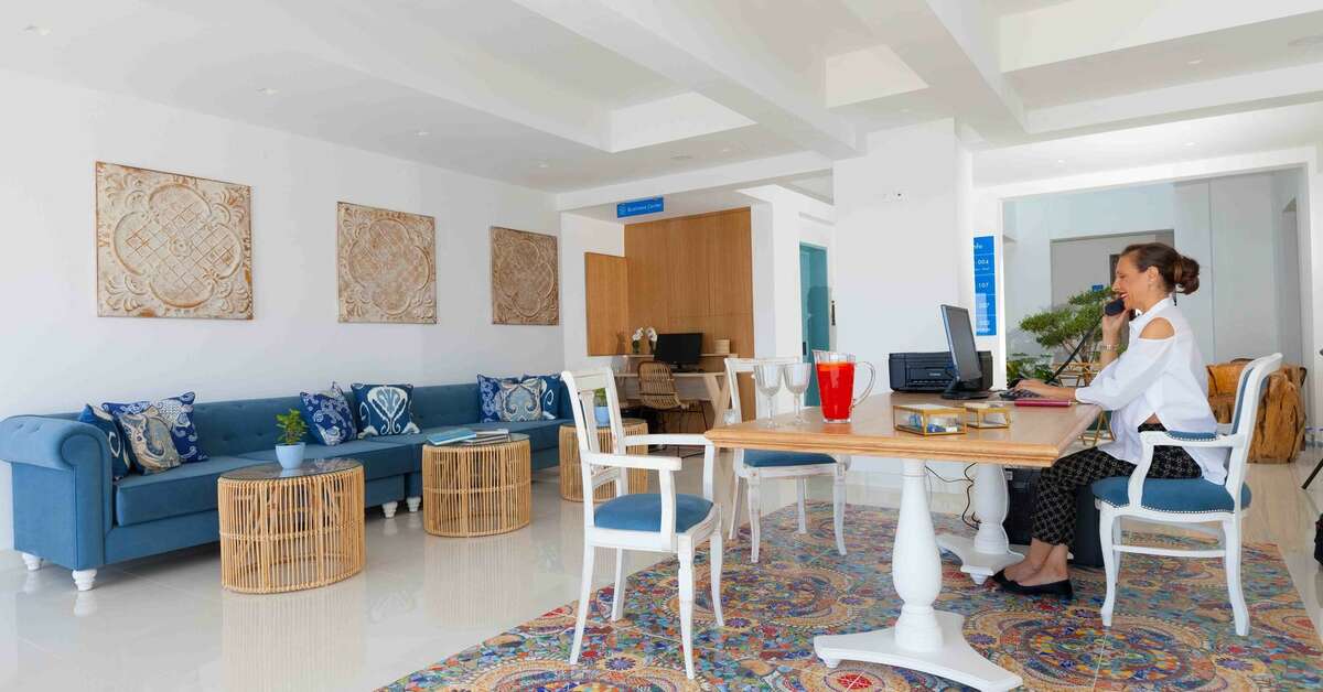 Een foto van het interieur van Enorme Serenity Spritz
