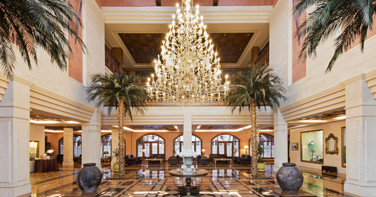 Een foto van het interieur van Elba Palace Golf Boutique Hotel