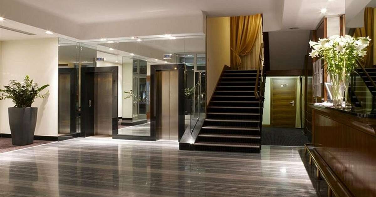 Een foto van het interieur van LH Hotel Sirio Venice