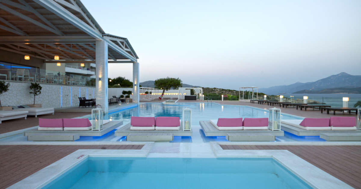 Een foto van het zwembad bij Proteas Blu Resort