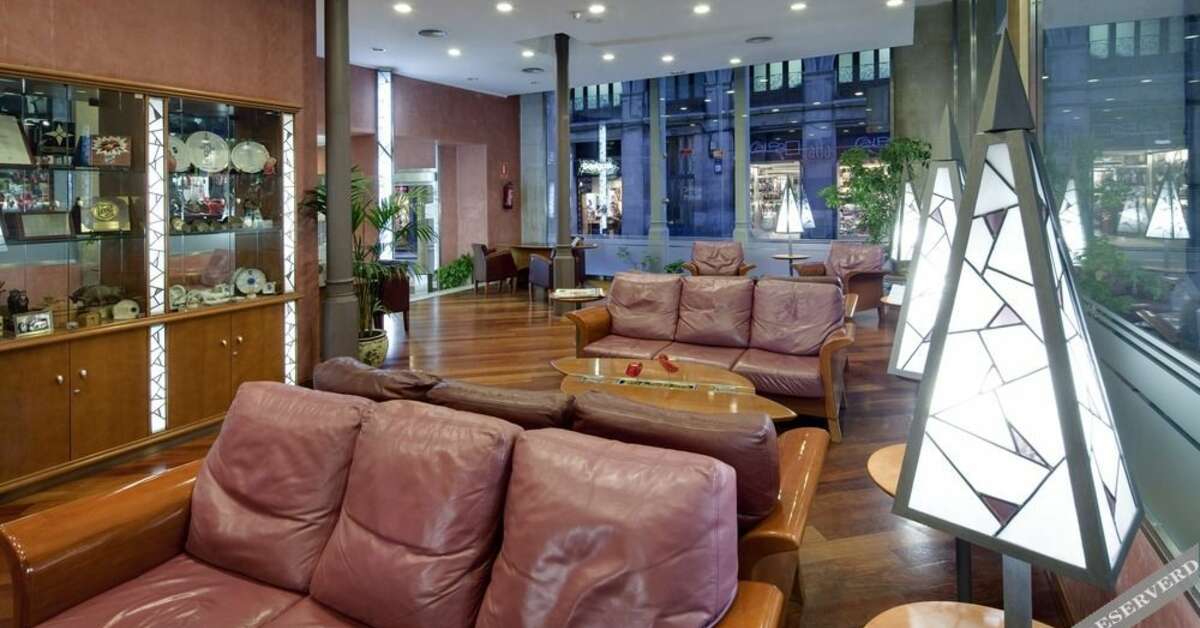 Een foto van het interieur van Hotel Rialto