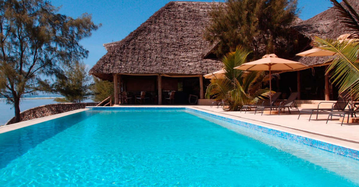Een foto van het zwembad bij Sunshine Marine Lodge